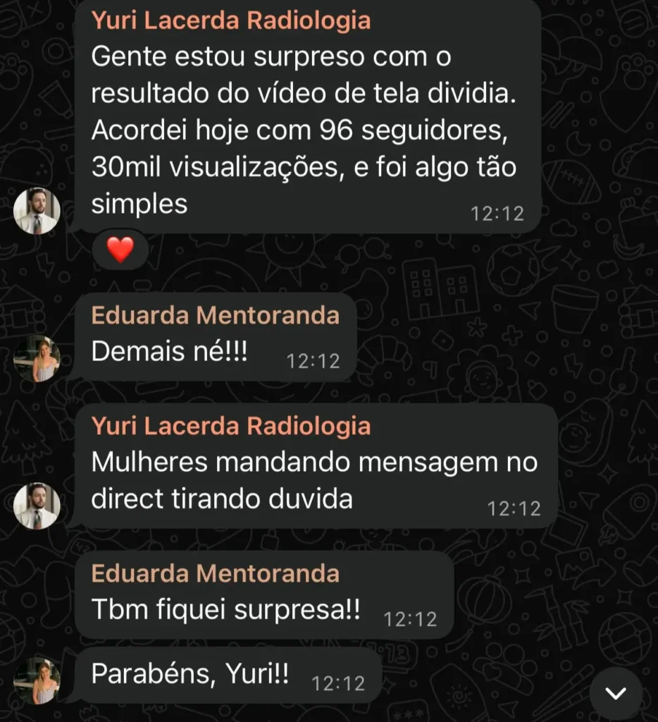 Resultado da tela dividida