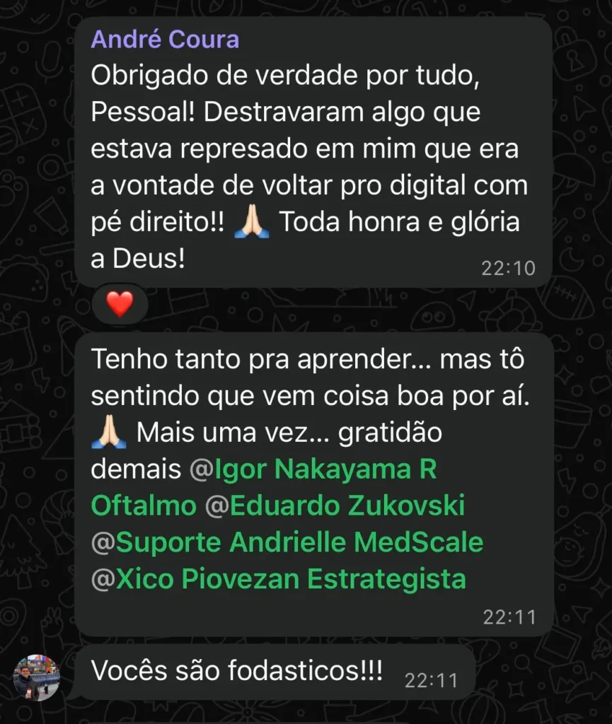 🔥Agradecimento a Deus e a nós