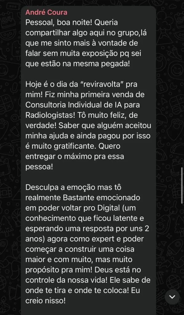 🔥Depoimento primeira venda