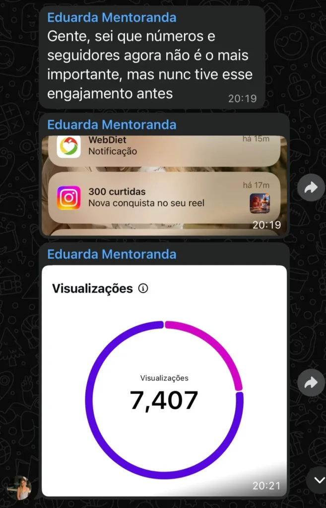 🔥Engajamento no talo